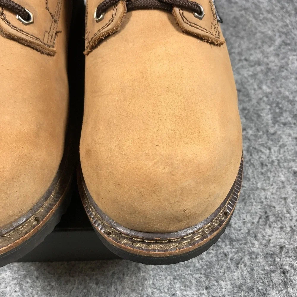 Thorogood 804-3277 Boots Mens 11.5 Brown Leather Waterproof EH Safety Toe